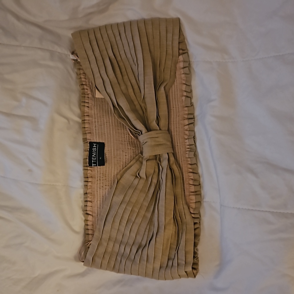 Kittenish Tan Bandeau Top
